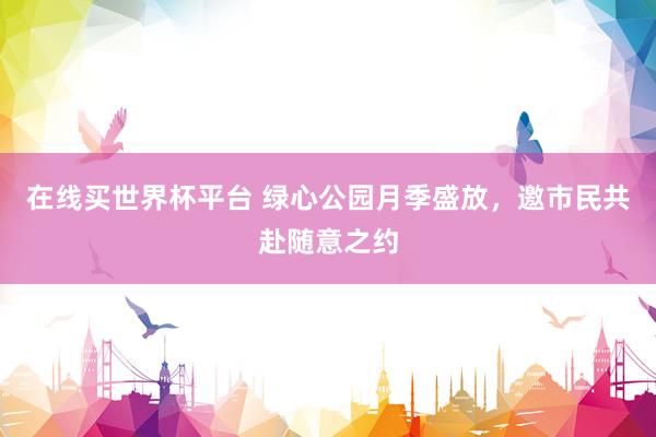 在线买世界杯平台 绿心公园月季盛放，邀市民共赴随意之约